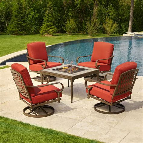 Portable propane fire pits are small and lightweight enough to take along to the beach, lake or tailgate activities. . Home depot fire pit set clearance